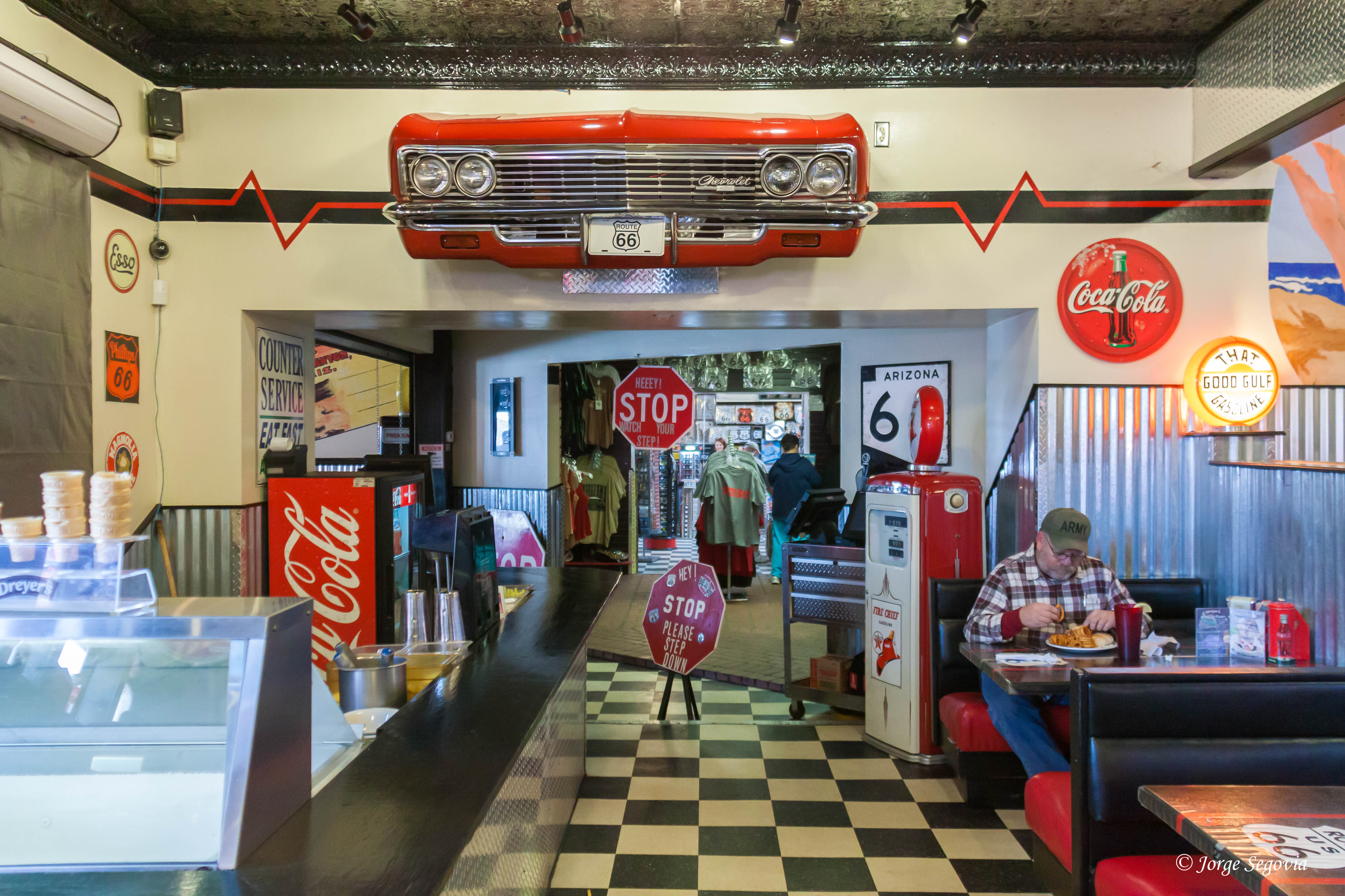 Route 66: restaurante y tienda en Williams