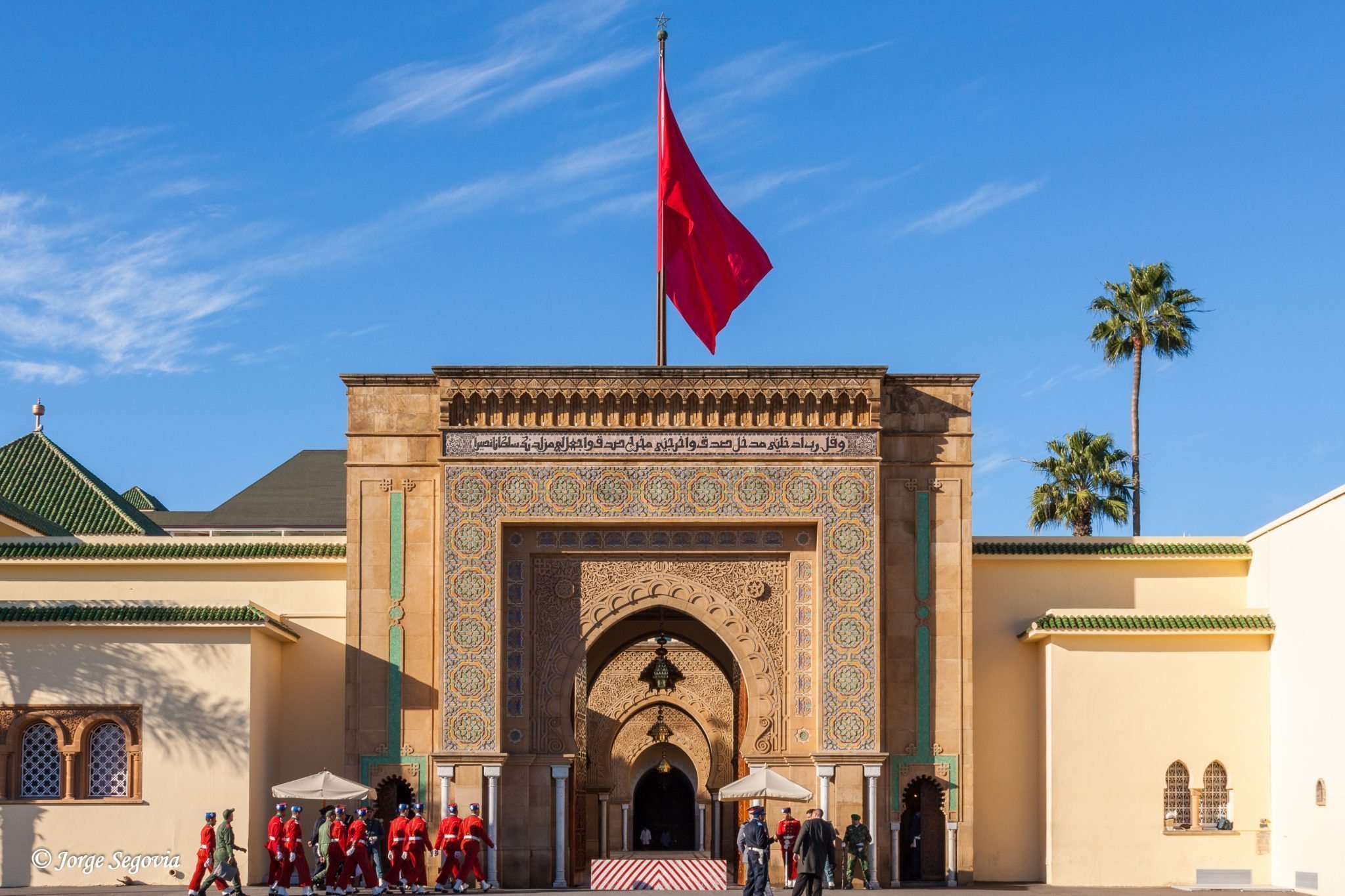 Cambio de Guardia en el Palacio Real de Rabat